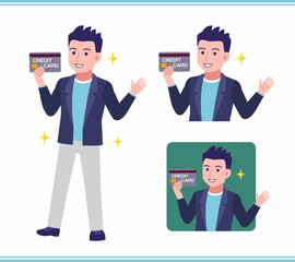 Young man in a jacket