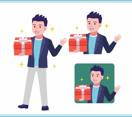 Young man in a jacket