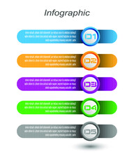 Infographics, banners for web layout.