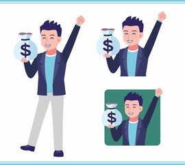 Young man in a jacket