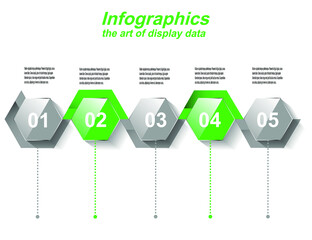 Statistics infographics, idea to display information ranked.