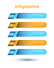 Infographics, banners for web layout.