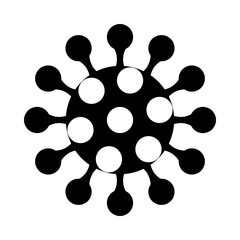 Coronavirus Molecule Icon