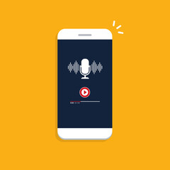 Podcast Mobile Device App Interface	