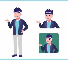 Young man in a jacket