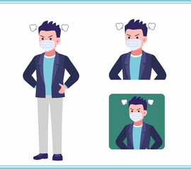 Young man in a jacket