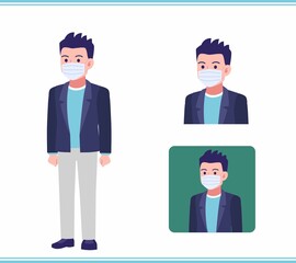 Young man in a jacket