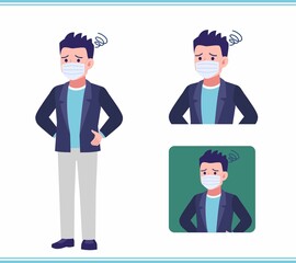 Young man in a jacket