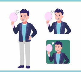 Young man in a jacket