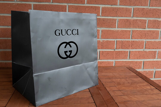 Gucci Logo Editorial Illustrative Fashion