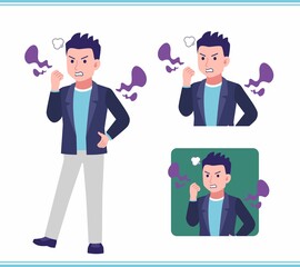 Young man in a jacket