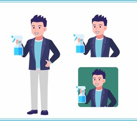 Young man in a jacket