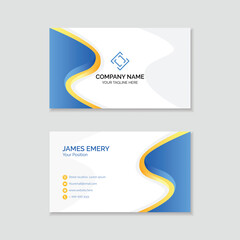 Modern and luxury business card template