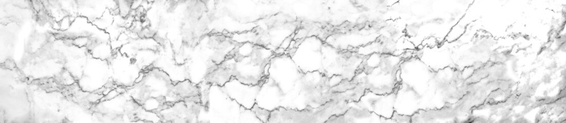 Panorama luxury of white marble texture and background for decorative design pattern art work. Marble with high resolution