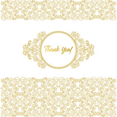 Lace decor for birthday and greeting card, wedding invitation.