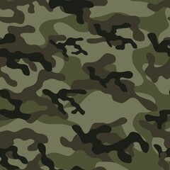 seamless military pattern
