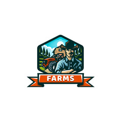 farm 28 Logo Template