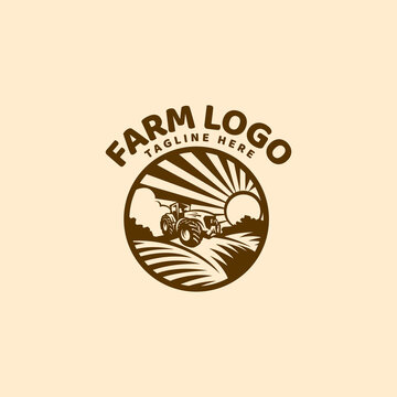 farm 30 Mascot Logo Template