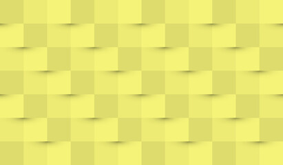 Abstract paper background with and shadows in yellow colors