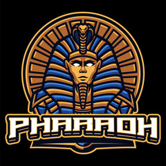 pharaoh Mascot logo template