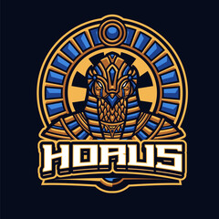 Horus Mascot logo template