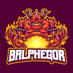 balphegor Mascot logo template