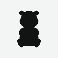 children's illustration of polar bear on white background