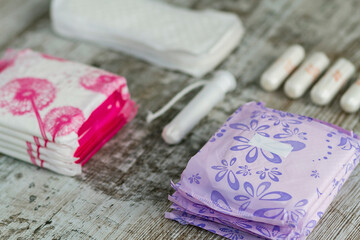 Intimate feminine hygiene pads and tampons