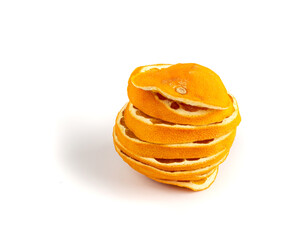 Dried Slices of Orange and Blood Orange Isolated