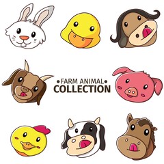Animal farm face collection bundle