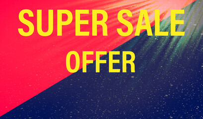 Sale discount banner