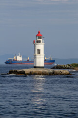 Fototapeta na wymiar Tokarevsky Lighthouse Vladivostok