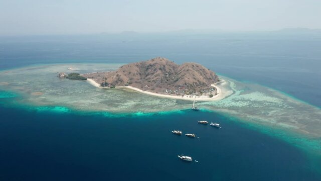 Drone Flight Towards Kanawa Island