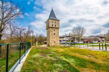 Tower of Justice in Sarayici Arena of Edirne City