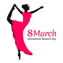 International Womens Day. Vector illustration with women different nationalities and cultures. Women empowerment movement. International women´s day graphic in vector.