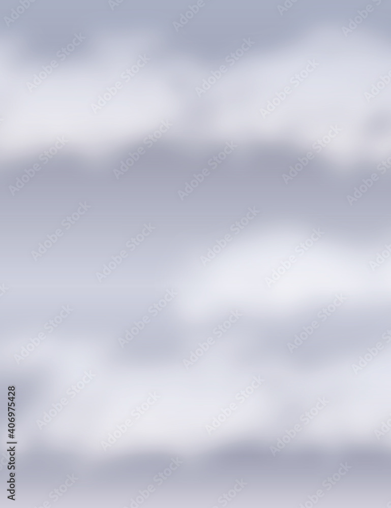 Wall mural grey cloudy sky background rainy weather vector illustration eps10