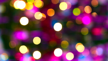 Colorful bokeh background