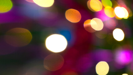 Colorful bokeh background