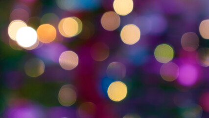 Colorful bokeh background