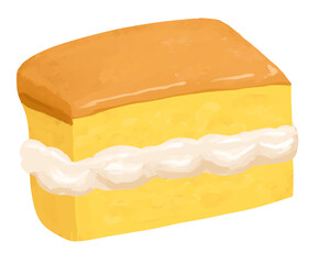 Taiwan Castella　Sandwich
流行　クリームサンド
