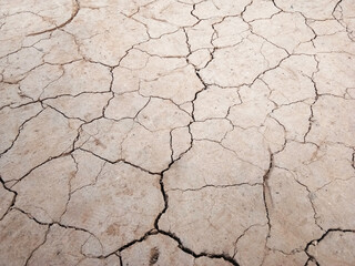 The ground has cracks in the top view for the background