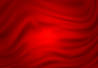 Red abstract silk satin fabric texture textile curtain cloth wave velvet soft backdrop