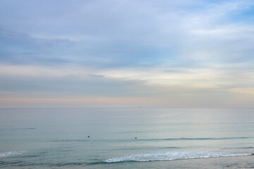 Obraz premium Vivid Clouds at Cronulla Beach, New South Wales, Sydney, Australia Bright day 
