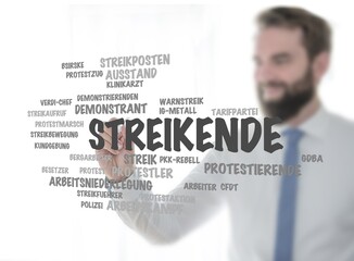 Streikende
