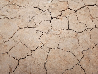 The ground has cracks in the top view for the background