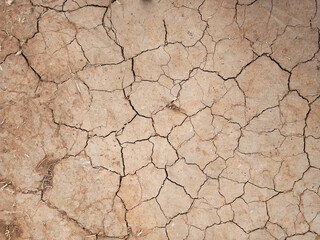 The ground has cracks in the top view for the background