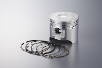 バイク用シリンダー、ピストン、エンジン、工業、メタリック