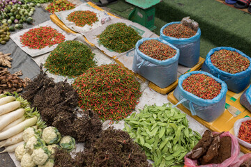 Peppers sold in asian market