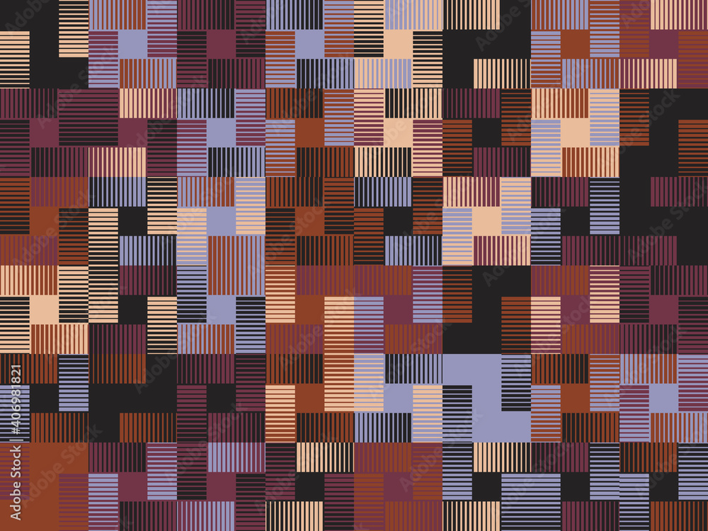 Poster seamless abstract vector pattern design with geometric repetitive shapes tiles