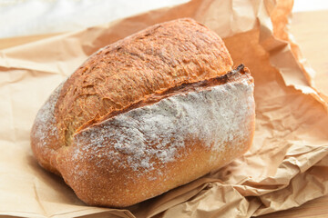 カンパーニュの半分